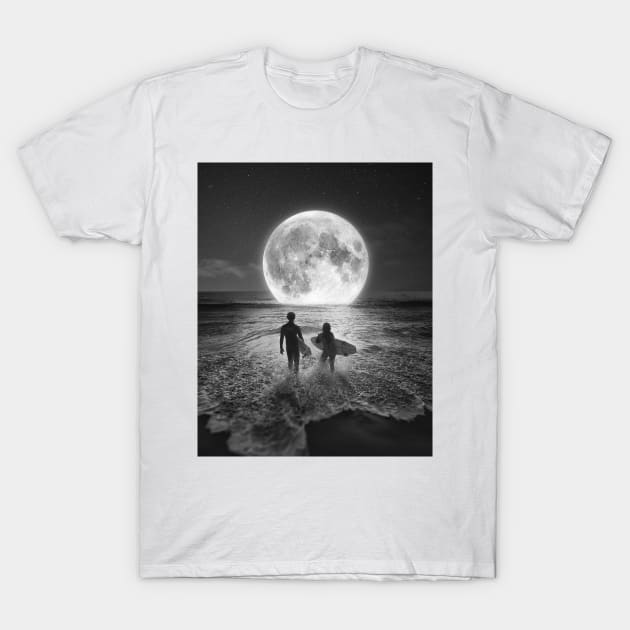 To The Moon And Back T-Shirt by nak_bali_